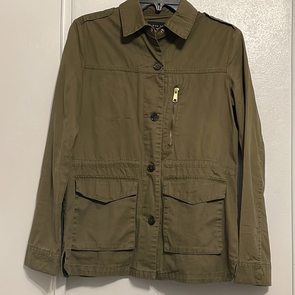 Love Tree Lightweight Thin Green Utility Jacket- Size S (**Make An Offer**) - Picture 2 of 5
